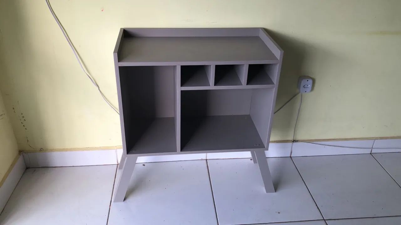 Aparador MDF cinza 