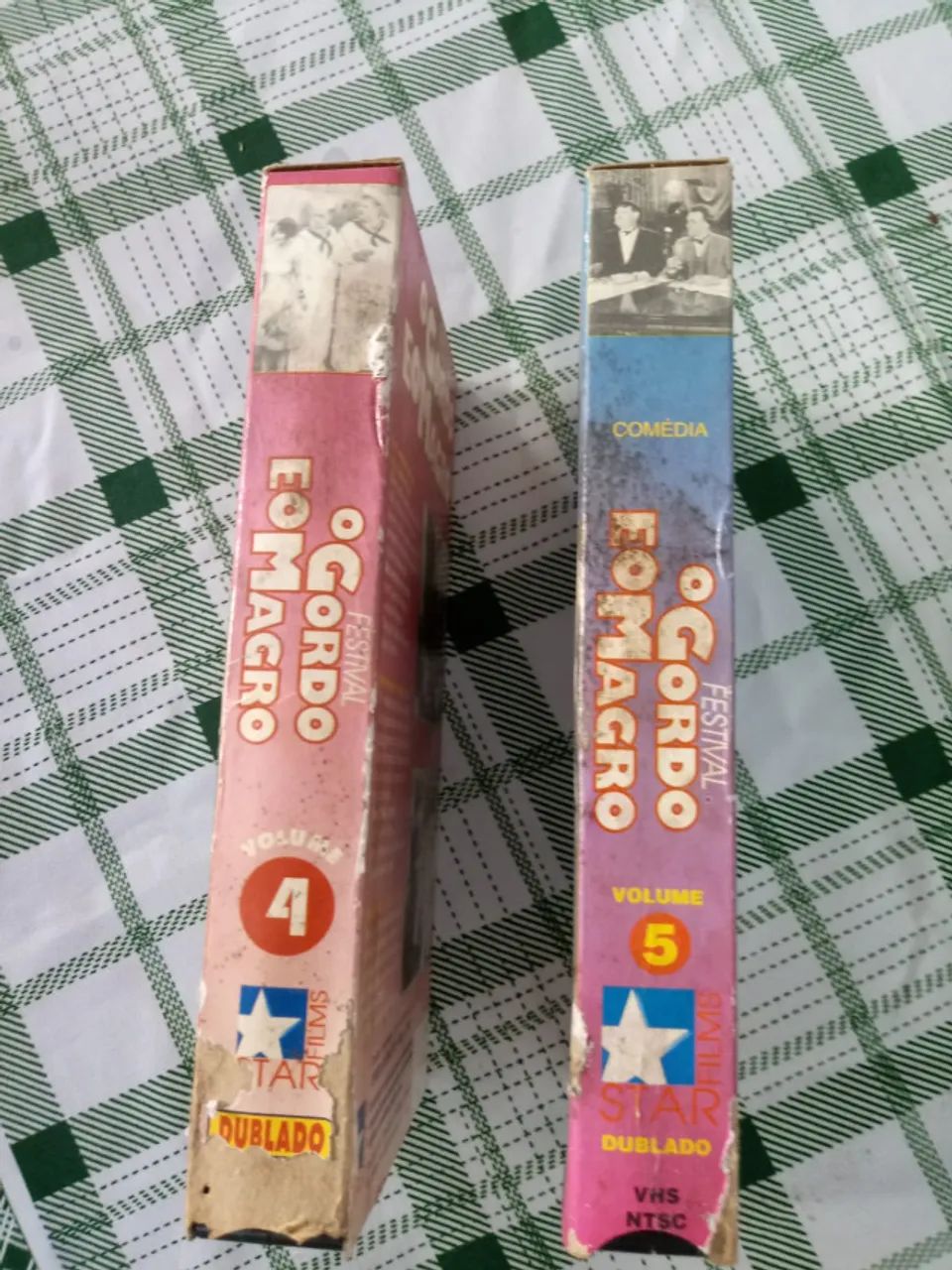 Coleção de 8 Fitas VHS com Festival de Filmes de O Gordo e o Magro - Foto 2