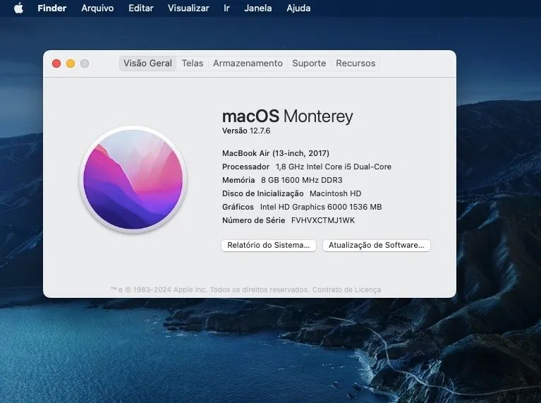 MacBook Air (2017) A1466 - i5 1,8 GHz, 8 GB RAM - Foto 4