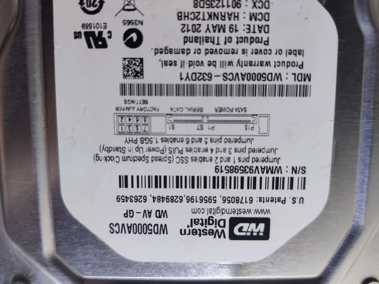 HD para computador 3.5" Sata 500GB WD - Foto 2