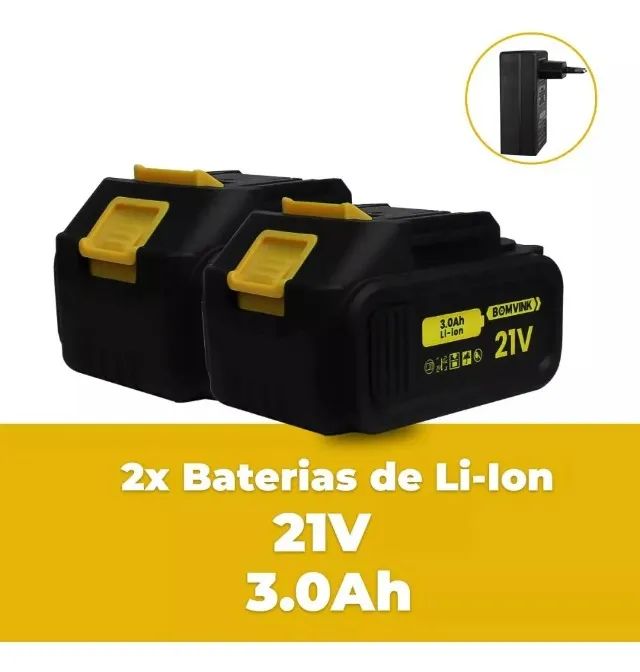 Serra Tico Tico 21v Portátil Manual 350w 2700rpm 2 Baterias - Foto 2