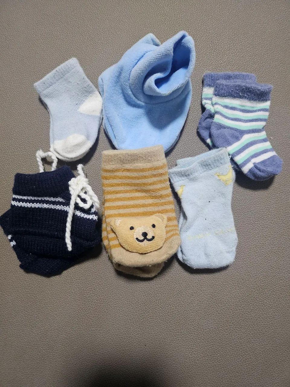 Kit de meias para bebês - Diversos modelos e cores