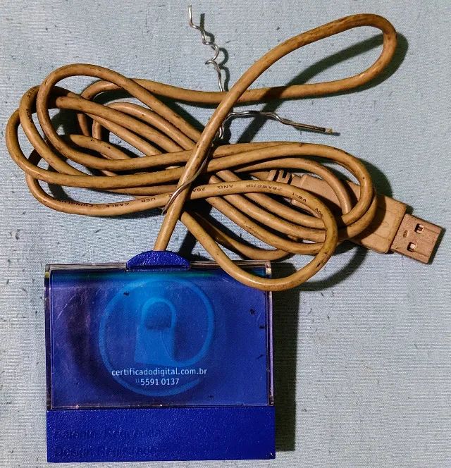 Leitor Smart Card Perto Serasa Para Certificado Digital  - Foto 2