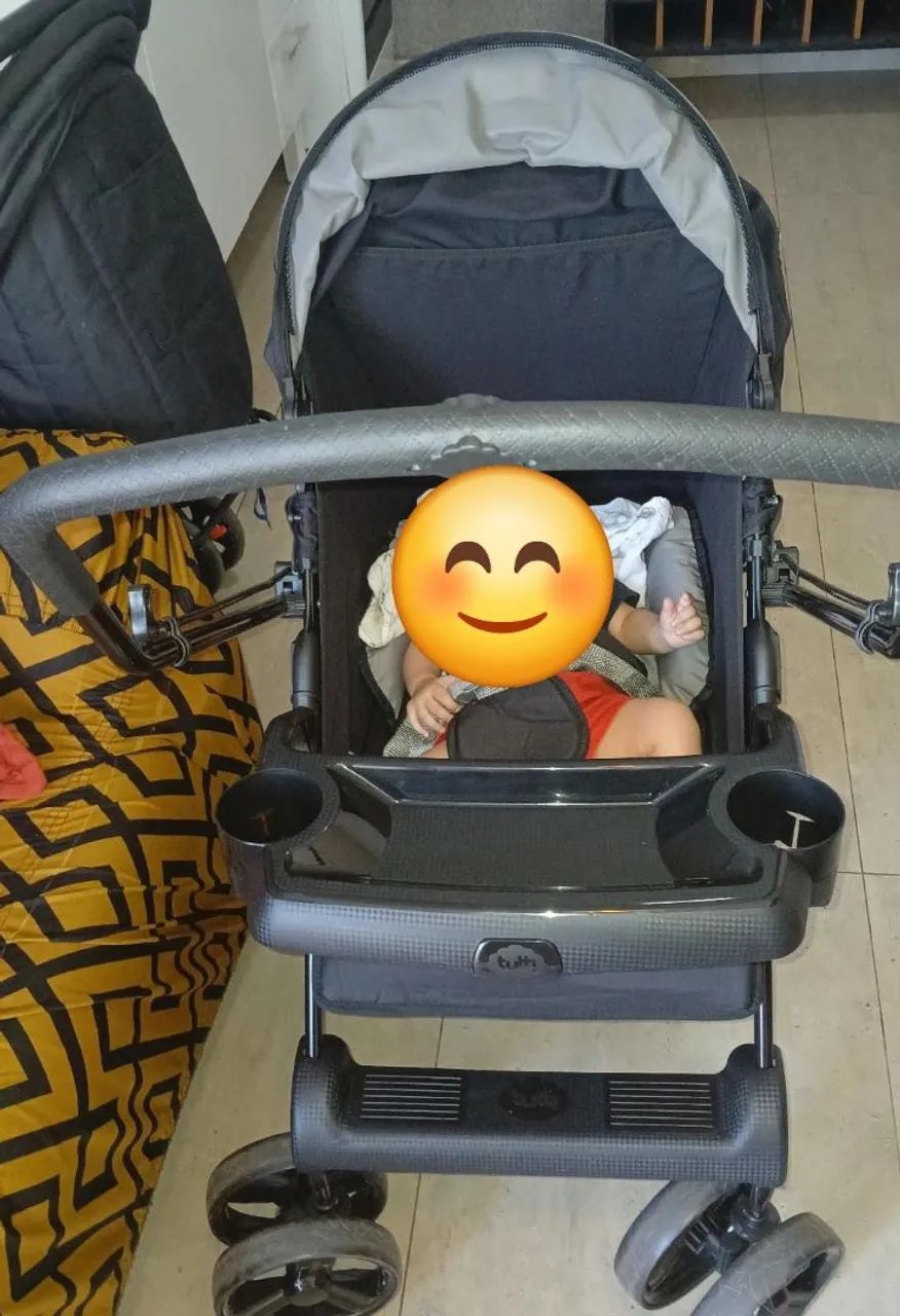 Vendo carrinho de bebê da marca Tutti Baby<br>Ele só tem 2 meses de uso<br>Valor:450 reais - Foto 2
