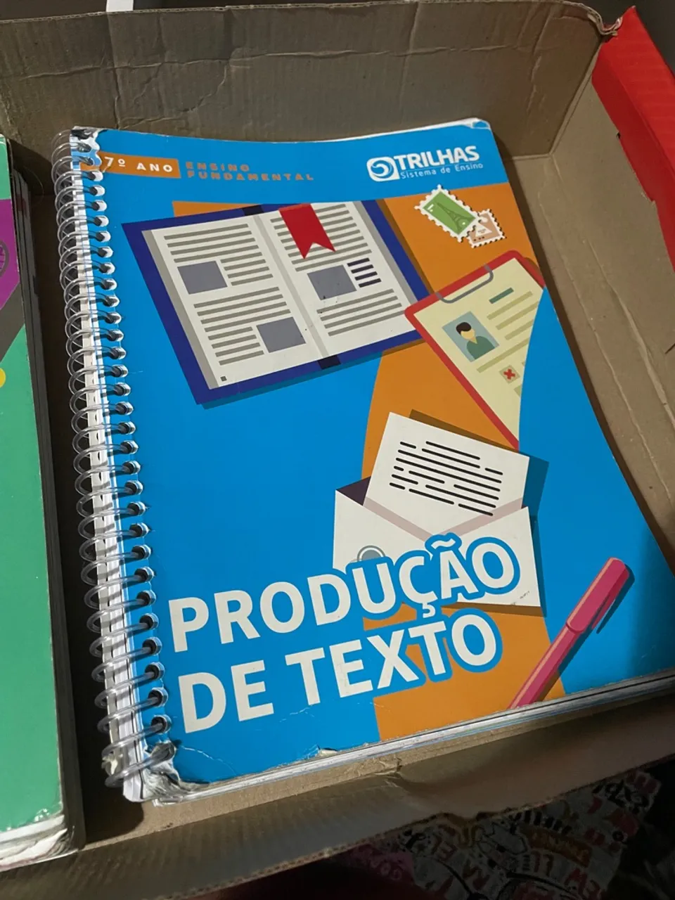 Caderno 7º Ano Produção de Texto Trilhas