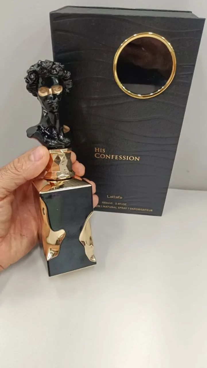 Perfume His Confession Lattafa Eau de Parfum 100ml - Foto 3