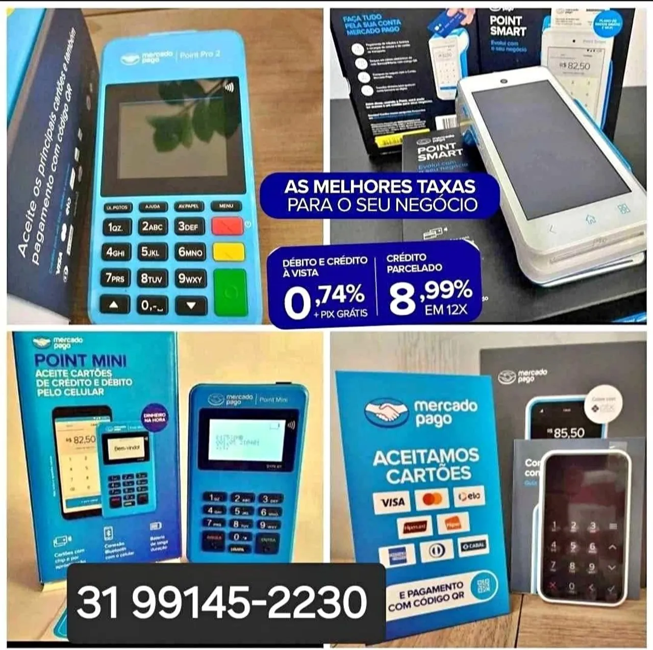 Maquininha de Cartão Pronta entrega - Nova!