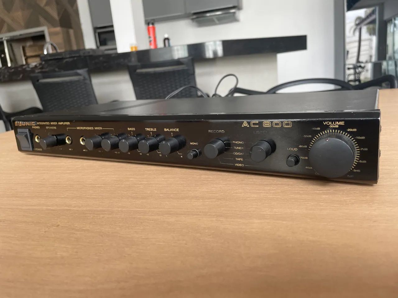 Amplificador mixer pré único ac 800 - Foto 3