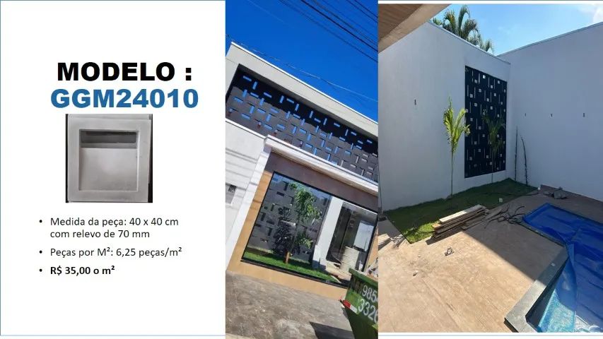 cobogó dupla face acabamento dos dois lados - Foto 3