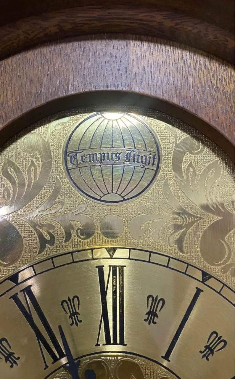 Relógio Carrilhão Pedestal Silico- Tempus Fugit. - Foto 3