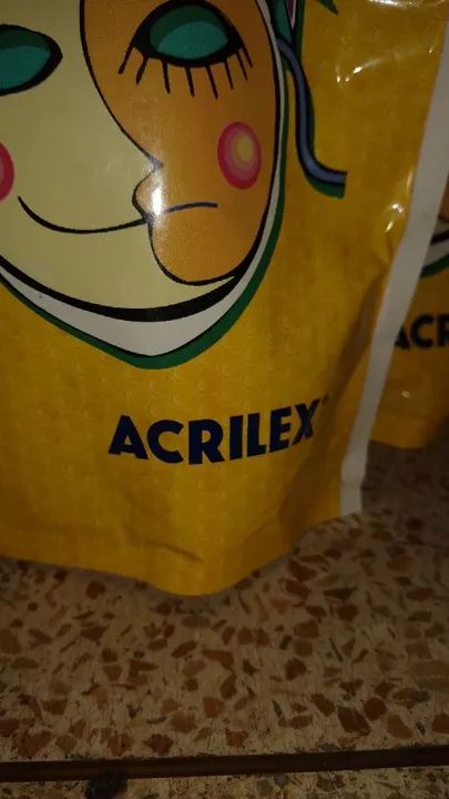 Papel Machê - Massa para modelar - 100g Acrilex - Foto 2