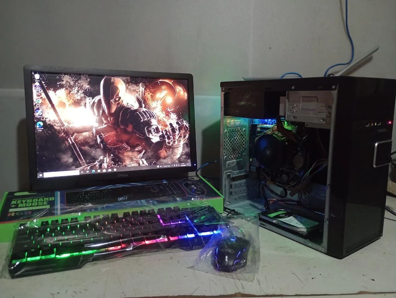PC COMPLETO CORE I7 / 8GB DE MEMÓRIA/ SSD120GB/HD1TB/MONITOR 19.8"/TECLADO E MOUSE( leia ) - Foto 4