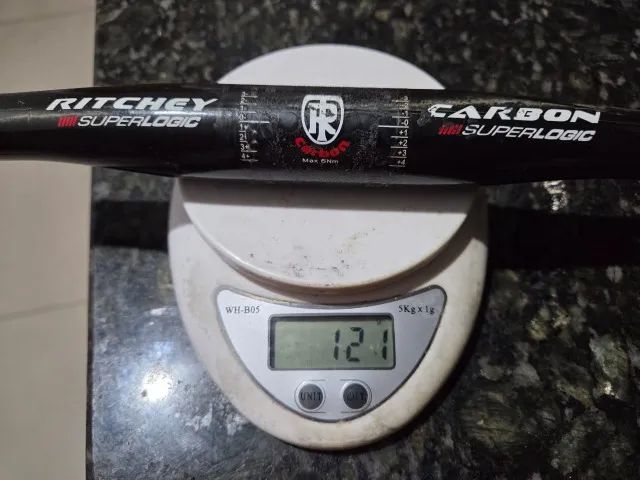 Guidão de carbono Ritchey WCS MTB-31,8-700mm  - Foto 2