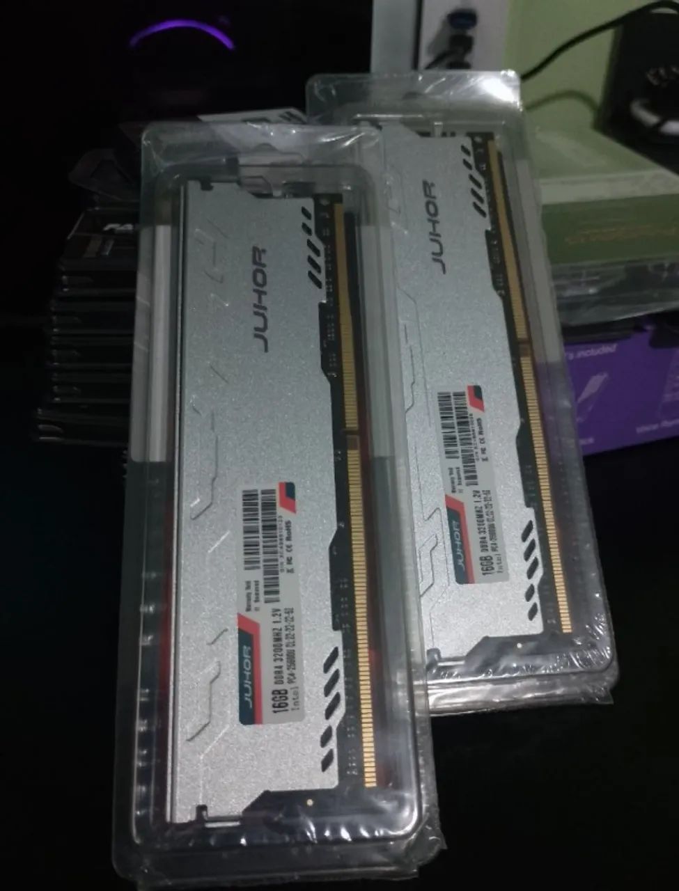 2x16gb Memória Ram DDR4 PC 3200mhz Intel/AMD. Leia - Foto 3