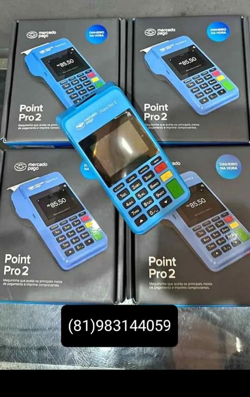 Maquininha de cartão Point Pro 2 - Mercado Pago