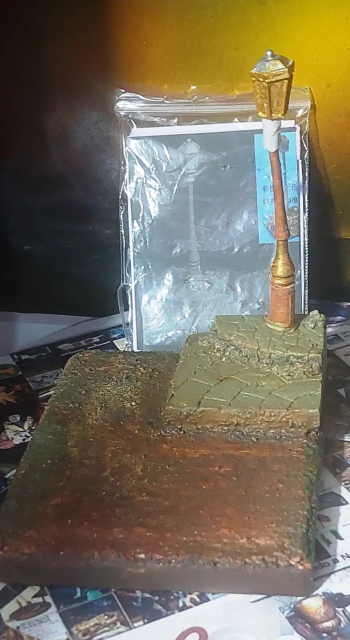 farol cenario minidiorama montado - Foto 5