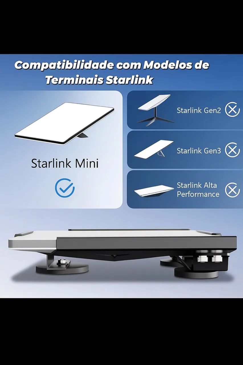 SUPORTE MAGNÉTICO DE TETO PARA STARLINK MINI64330131304067123