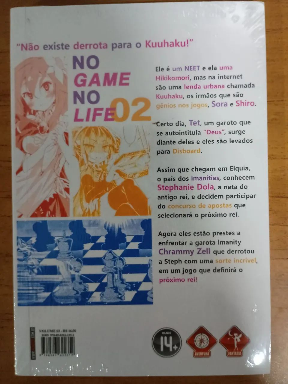 No Game No Life Vol. 2 - mangá pt-br  - Foto 3