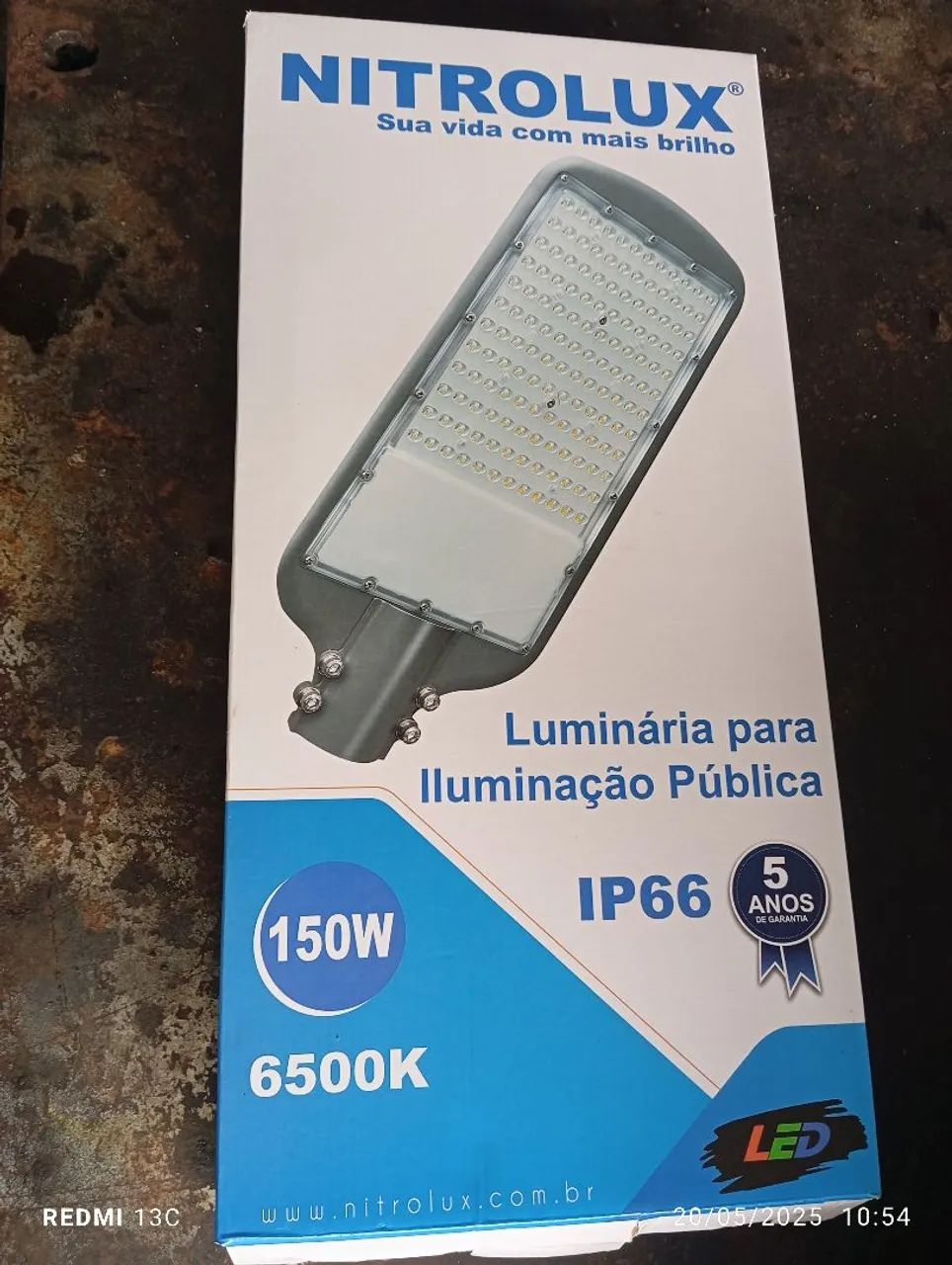 Luminária Pública LED SLIM 150W - Nova - Foto 2