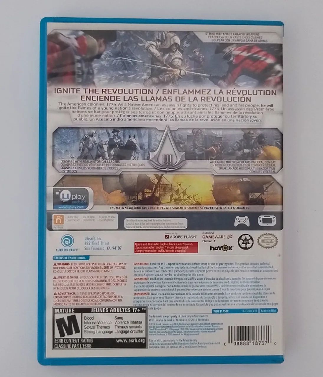 Jogo Wii U Assassins Cred III - Foto 4