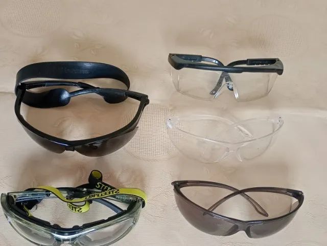 kit com 5 óculos proteção EPI - nemesis, stellpro e chillibeans - Foto 3