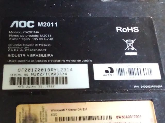 Cabo LCD to converter All One Aoc M2011 - Foto 4