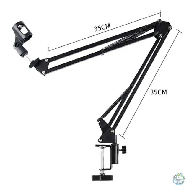 Braço articulado suporte de mesa para microfone - Foto 5