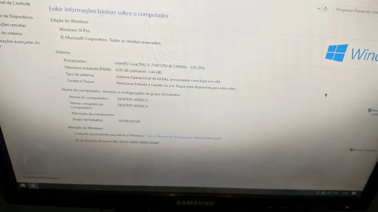 Pc completo i3 ddr4 sétima geração 