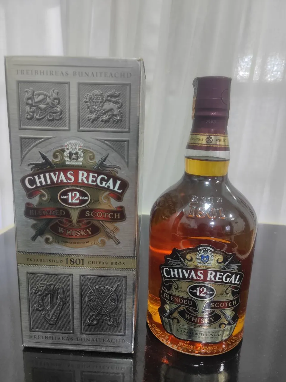 Variedade de Whisky 12 anos - 1 Litro