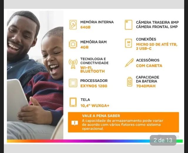 Tablet(novo/lacrado/garantia de fábrica) - Foto 3