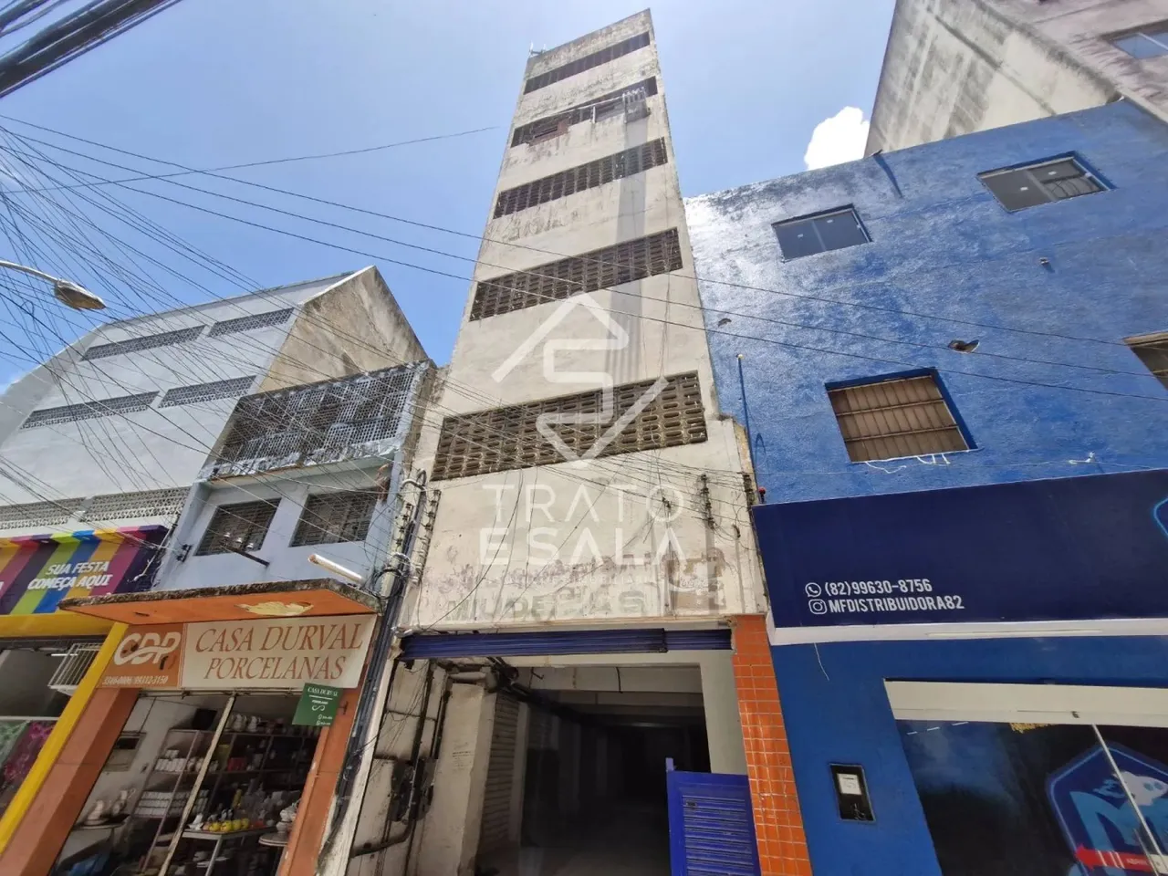 Edifício comercial para alugar com amplos espaços, no Centro de Maceió