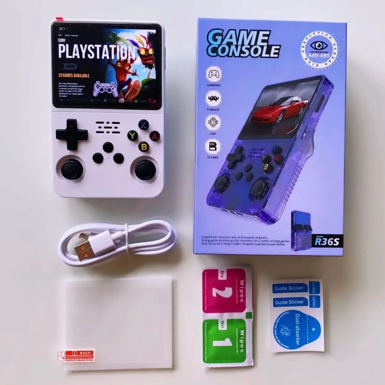 Vídeo Game Portátil com 64GB de jogos retrô  - Foto 3