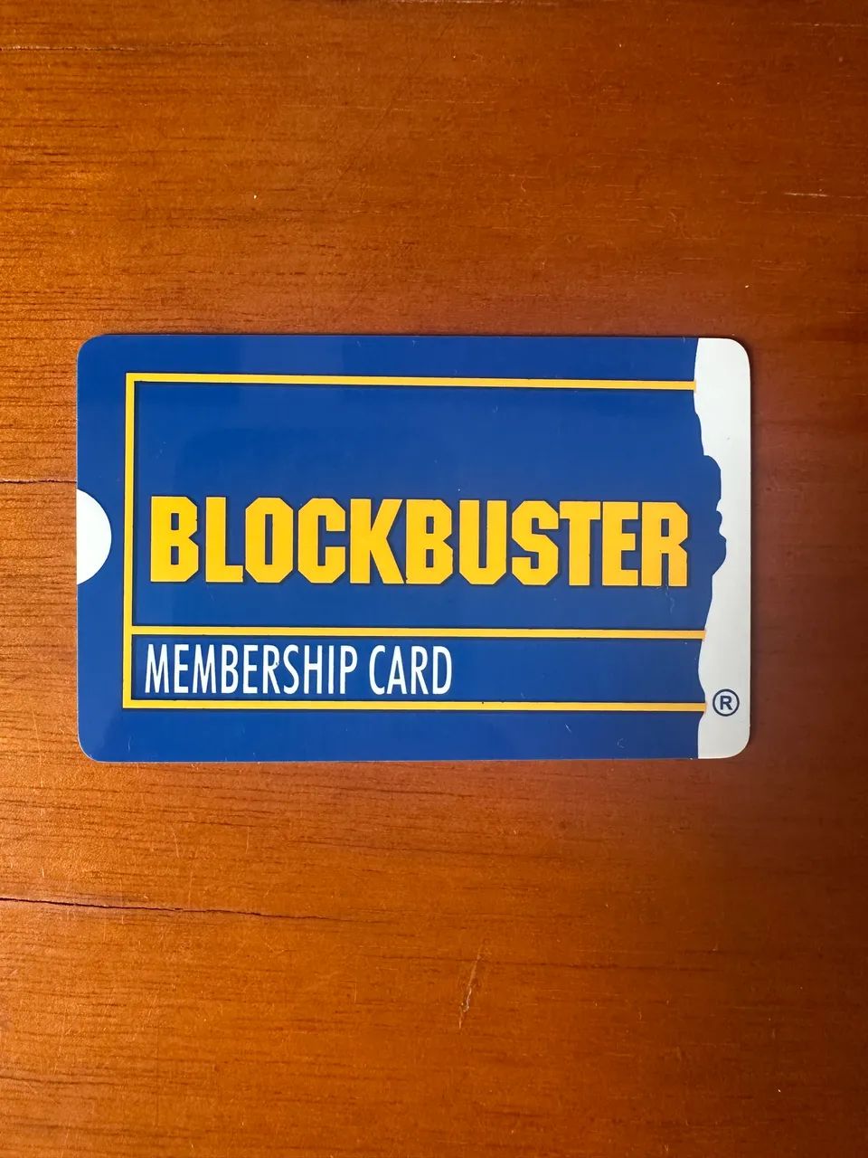 Cartão Blockbuster - item de colecionador 