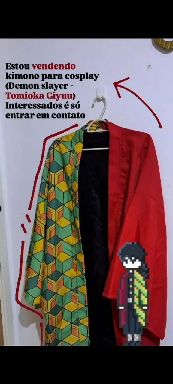 Kimono Cosplay Tomioka Giyuu - Demon Slayer