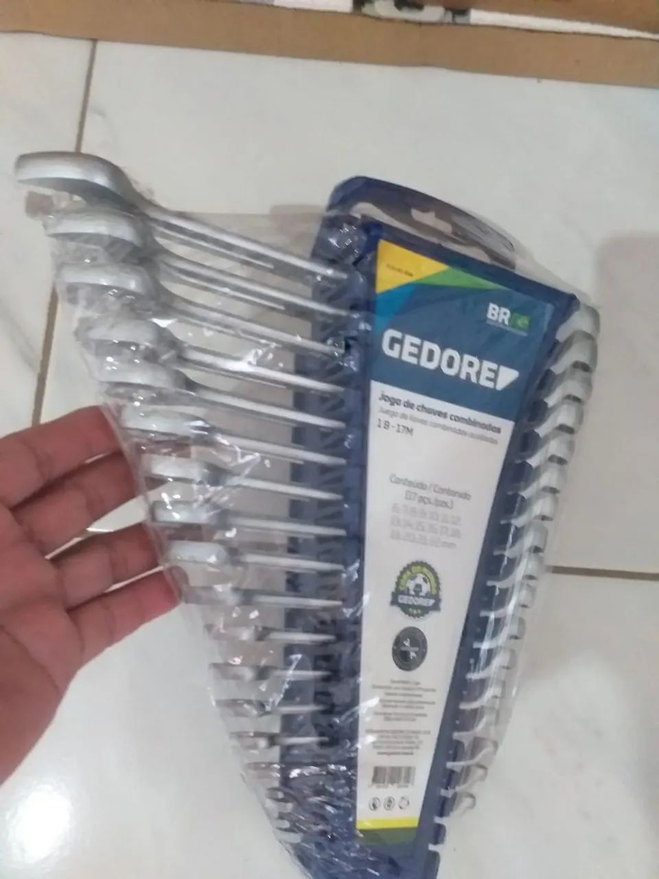 Jogo de Chaves Combinadas GEDORE 17 peças 6a22mm - Foto 4