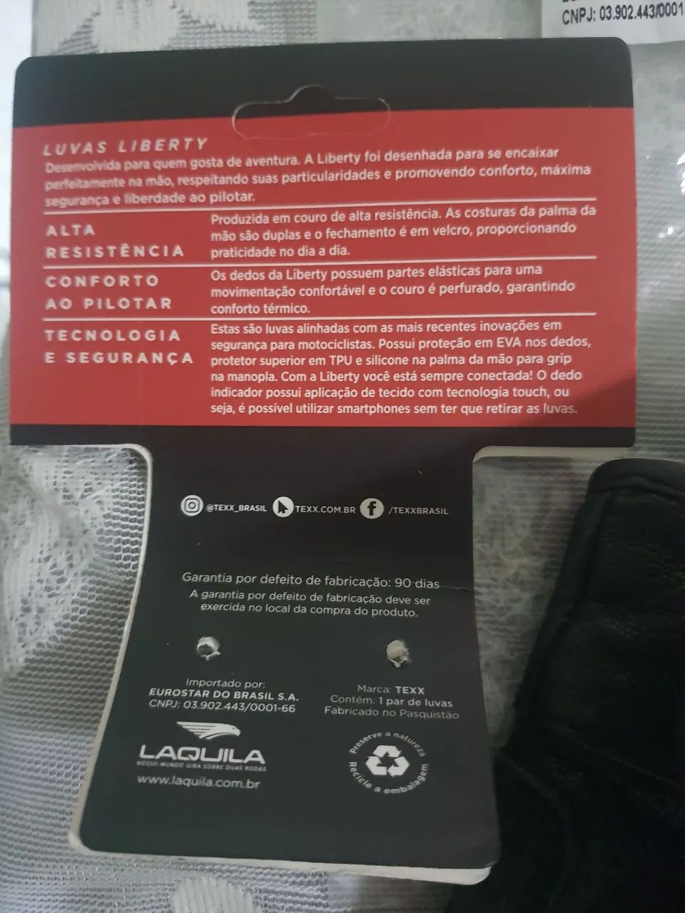 Luva Texx Liberty tamanho XS - Foto 4