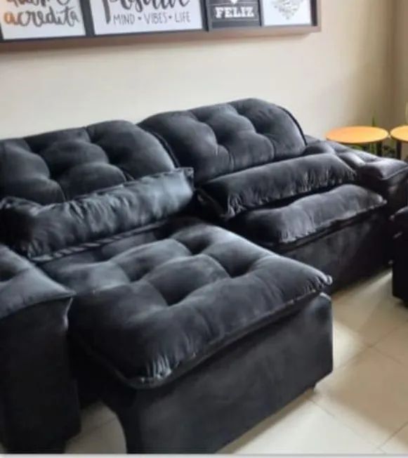 Promoção sofás retrátil reclinável com pillow top  - Foto 3