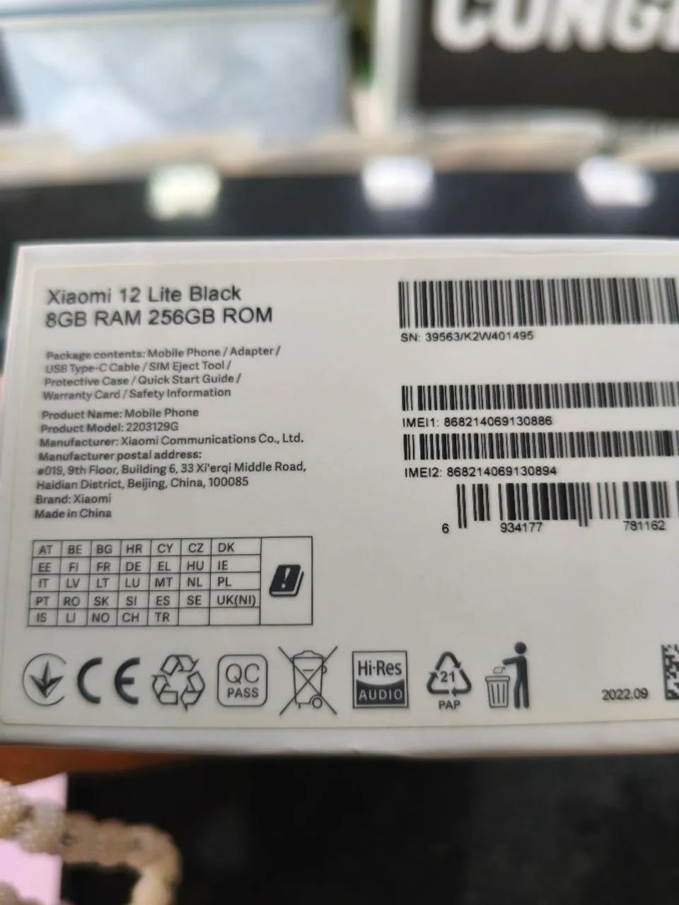 Smartphone Xiaomi 12 Lite Black - Foto 4