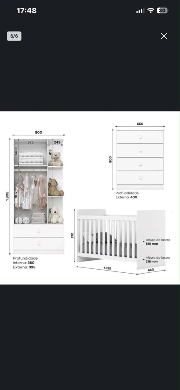 Quarto de bebê completo 