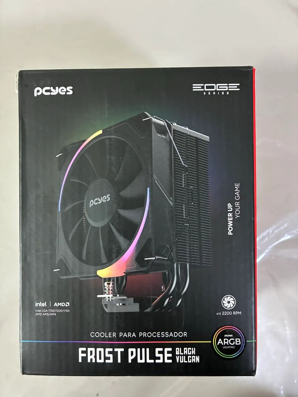 COOLER PCYES FROST PULSE BLACK VULCAN ARGB