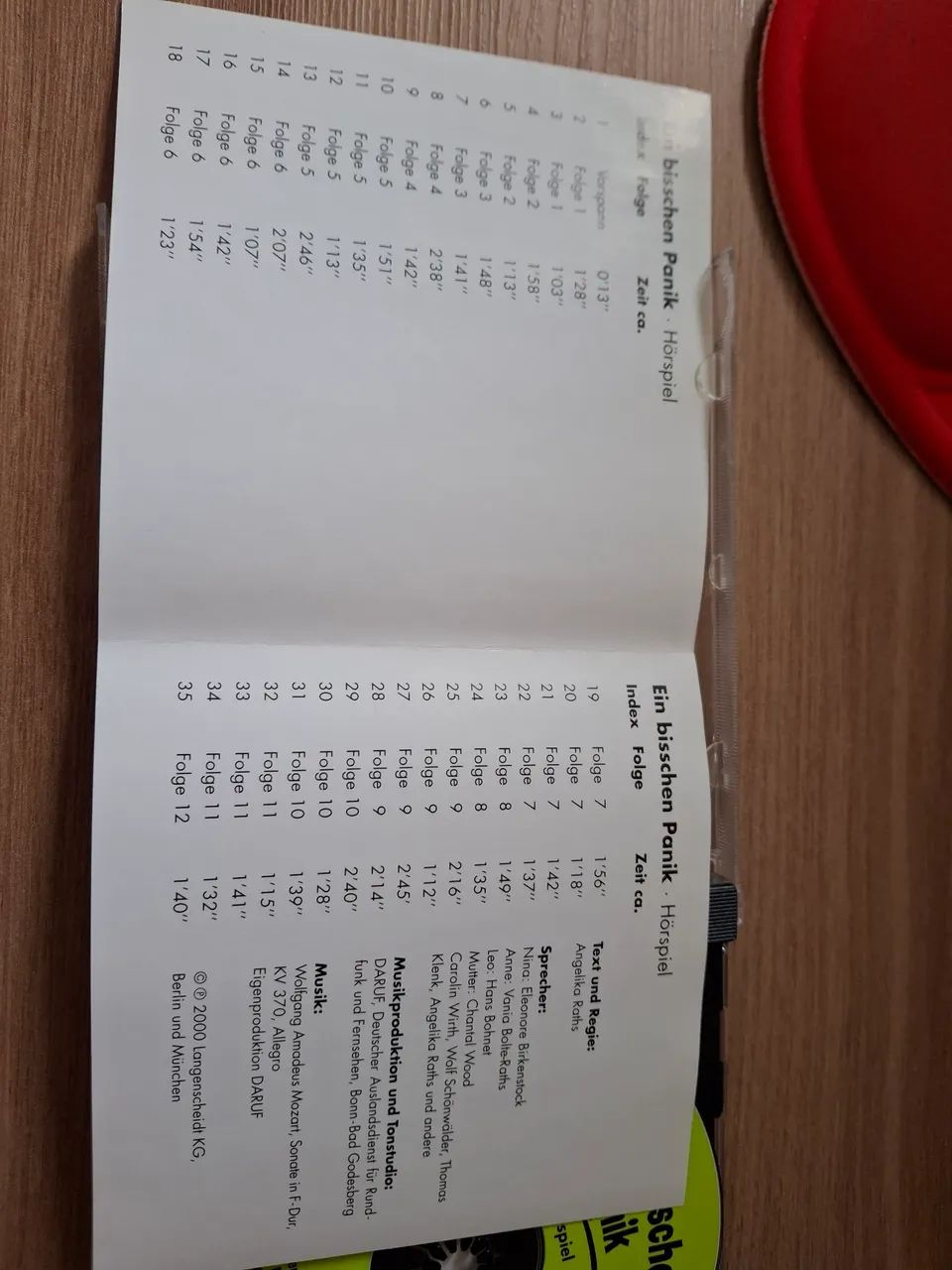 Cd áudio  livro Ein bisschen Panik - Foto 3
