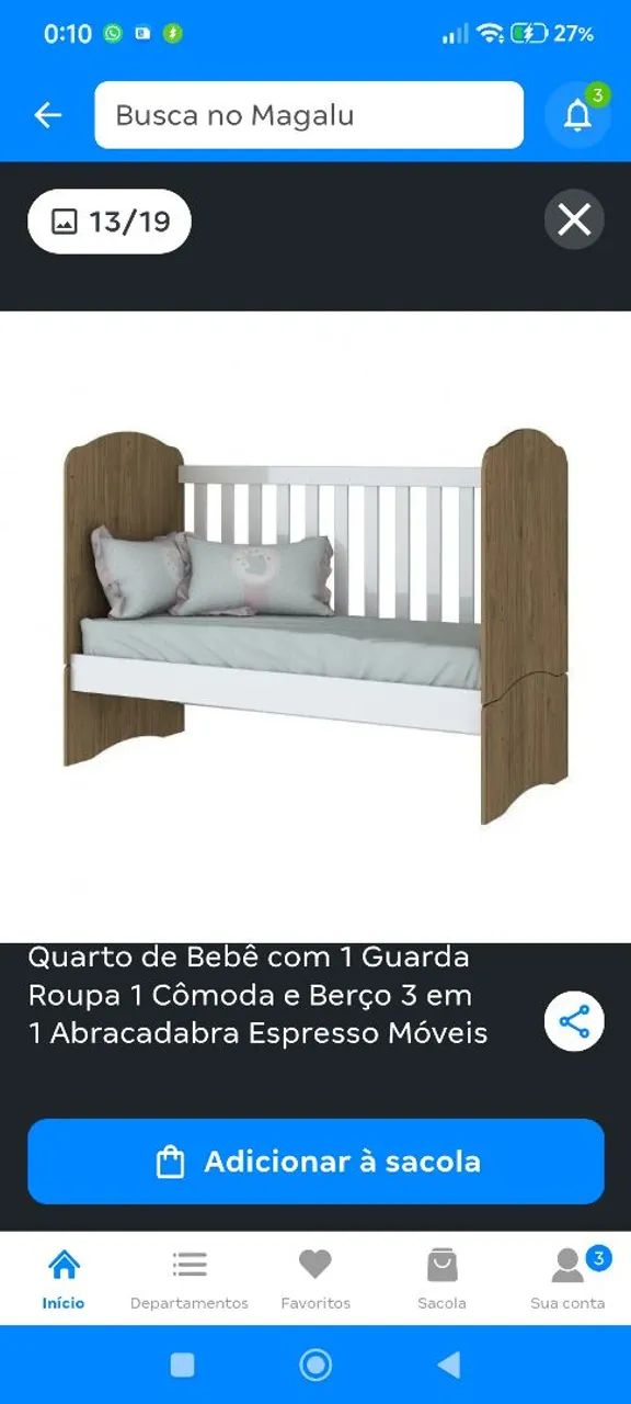 Berço cama 3 em 1 - Foto 4