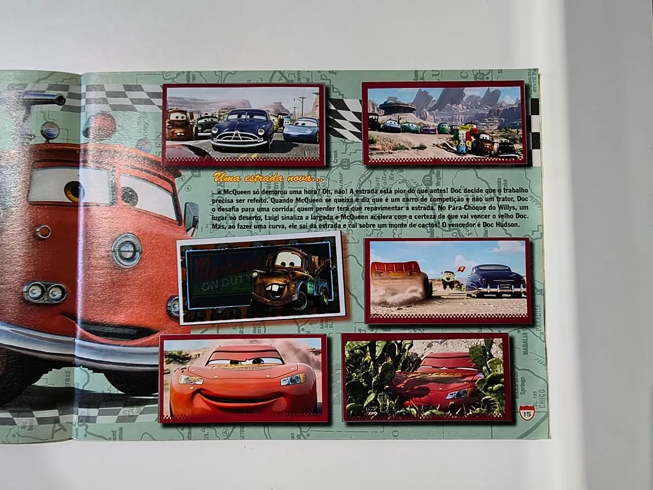 Álbum de figurinhas Carros  - Foto 5