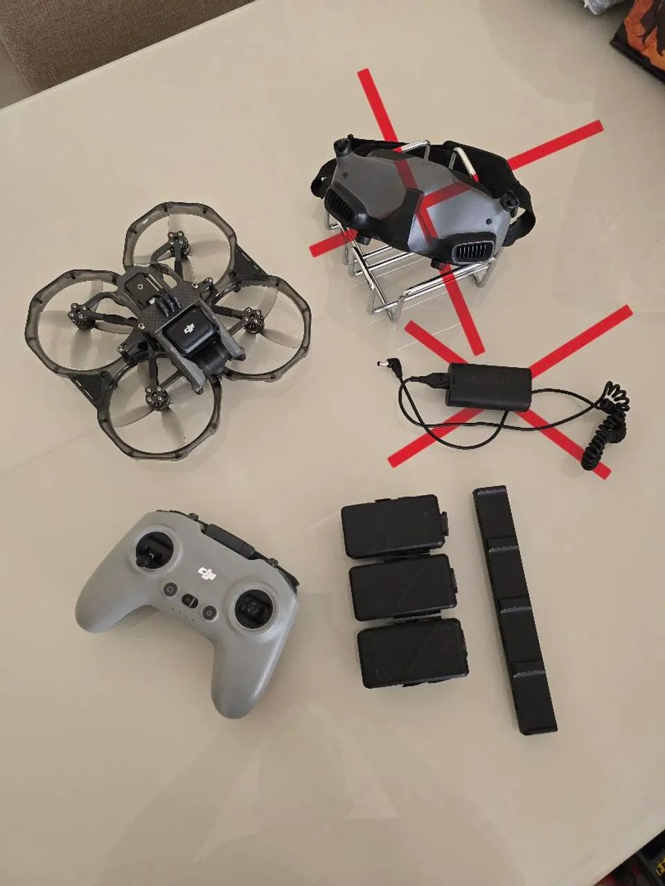 DJI AVATA FRAME 3.5 UPGRADE + CONTROLE + 3 BATERIAS