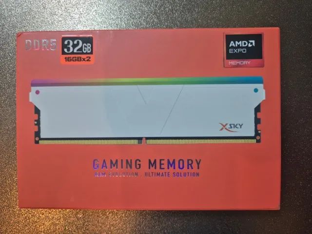 DDR5 V-Color Manta XSky 32GB(2x16) 6000 MHz CL30 RGB / SK Hynix