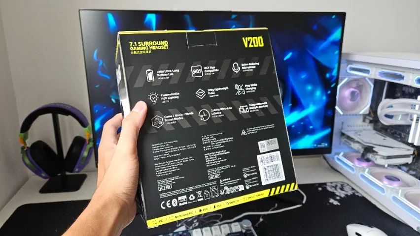  Headset Gamer QCY Heroad V200 - Varias plataformas - Foto 3