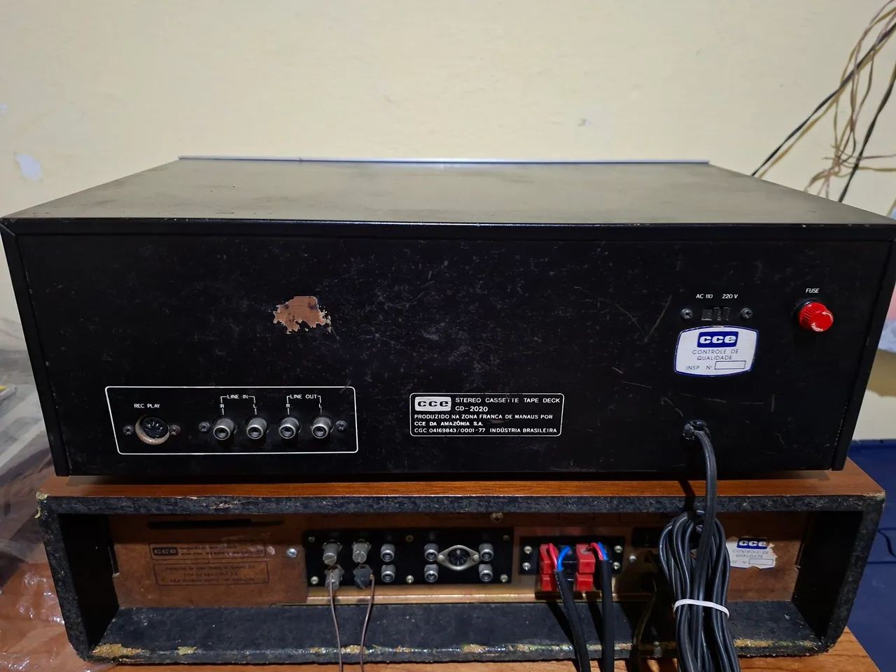 Receiver CCE e Tape Deck  - Foto 3
