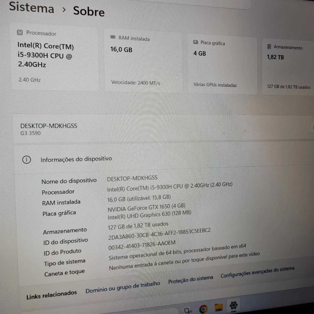 Notebook dell g3 3590  - Foto 3