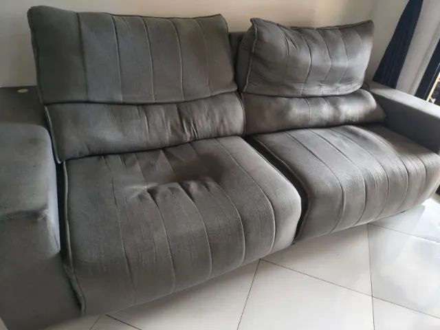 Sofá Retrátil com encosto regulável e USB nos braços - Foto 5