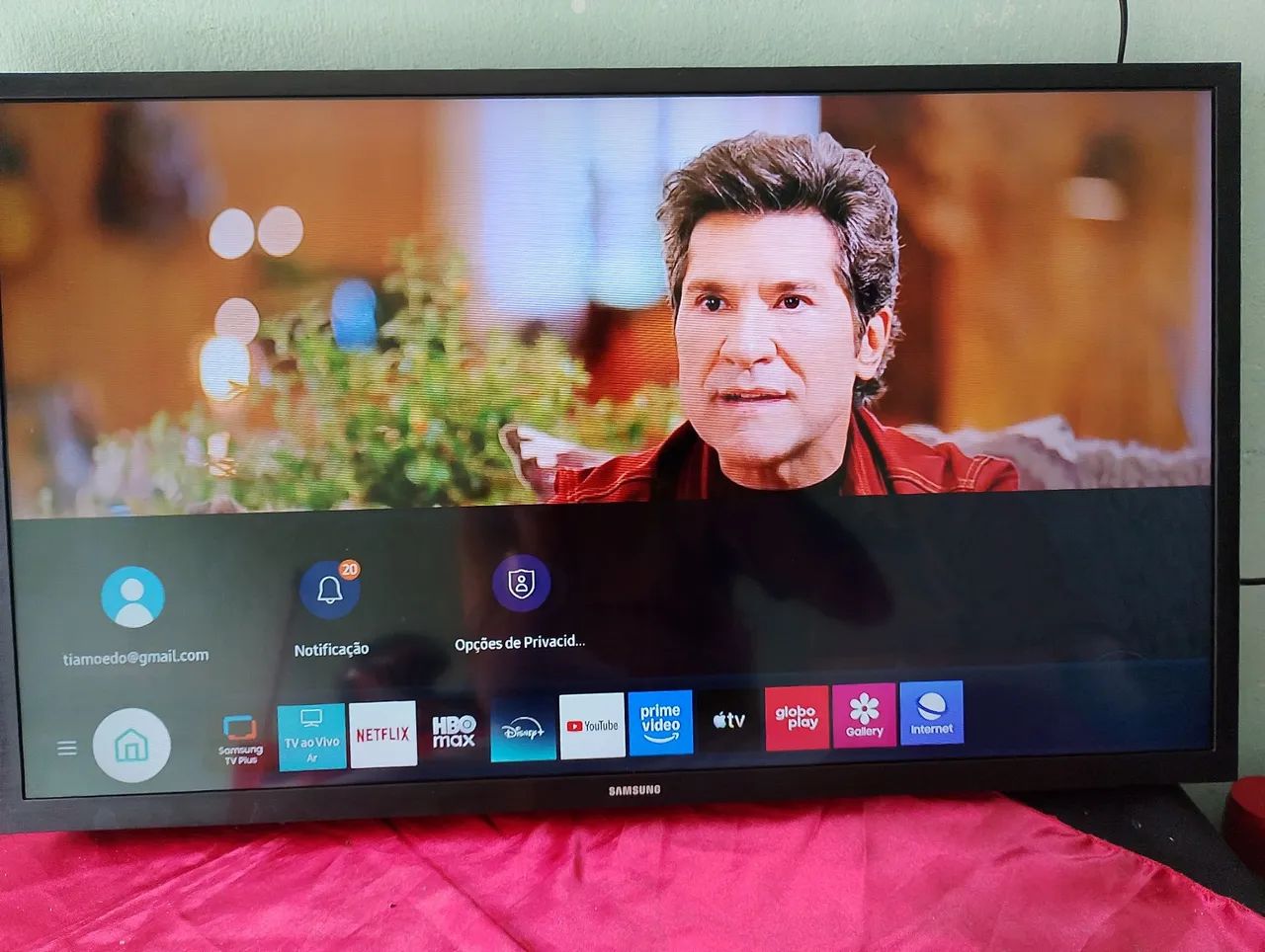 Vendo tv Samsung 32 polegadas smart com vários aplicativos tudo funcionando perfeitamente  - Foto 2